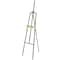 68.5" Black Metal Painter's Inspired 4-Tier Display Easel with Gold Accents
